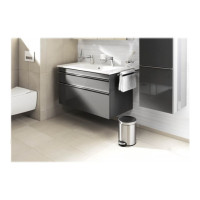 Produktbild för DURABLE - avfallskorg - 5 L - rostfritt stål - silver