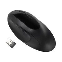 Produktbild för Kensington Pro Fit Ergo Wireless Mouse - mus - 2.4 GHz, Bluetooth 4.0 LE - svart
