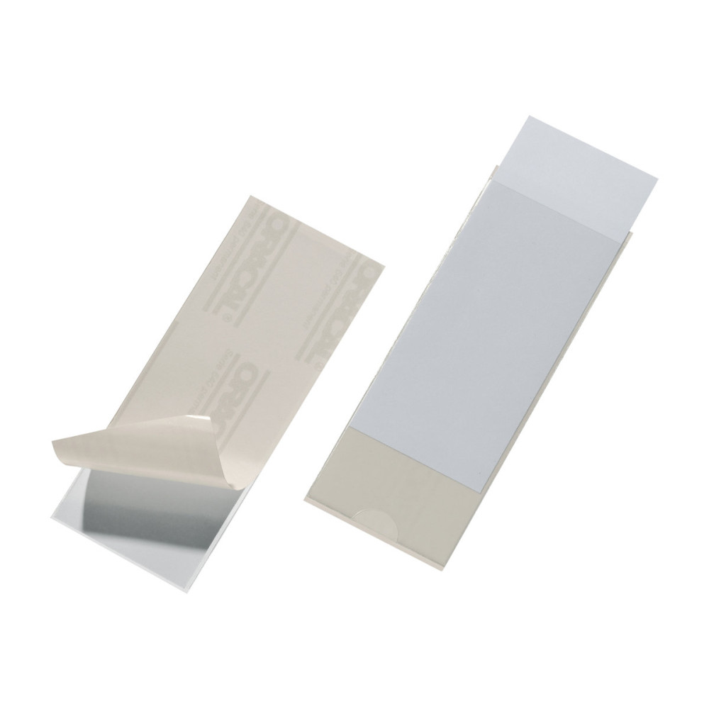 Produktbild för DURABLE POCKETFIX - självhäftande ficka - för 60 x 150 mm - transparent (paket om 10)