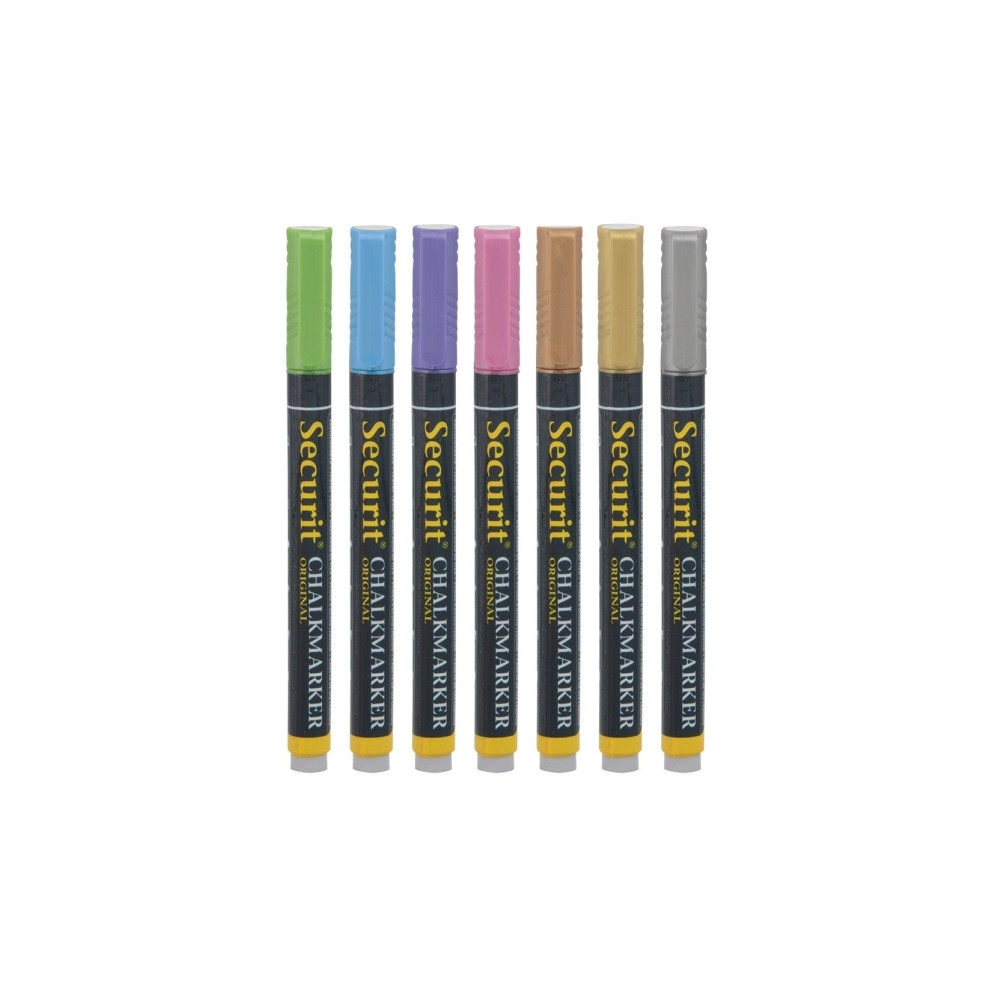 Produktbild för Securit BL-SMA100-V7-MT, Blå, Guld, Grön, Rosa, Lila, Silver...
