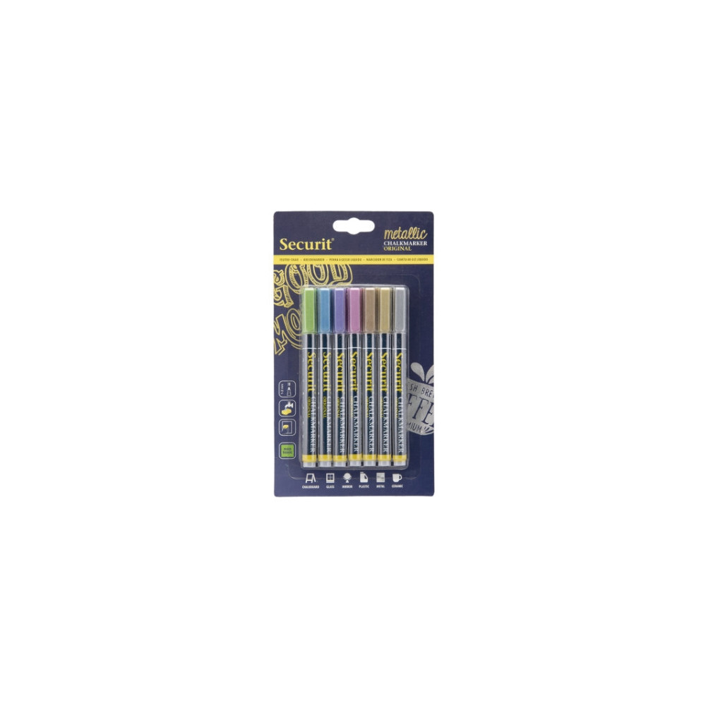 Produktbild för Securit BL-SMA100-V7-MT, Blå, Guld, Grön, Rosa, Lila, Silver...