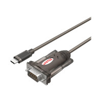 Produktbild för Unitek Y-1105K - USB / seriell kabel - USB-C till RS-232 - 1.5 m