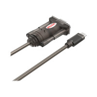 Produktbild för Unitek Y-1105K - USB / seriell kabel - USB-C till RS-232 - 1.5 m