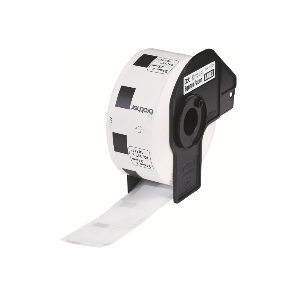 Produktbild för Brother DK-11221 - etiketter - 1000 etikett (er) - 23 x 23 mm