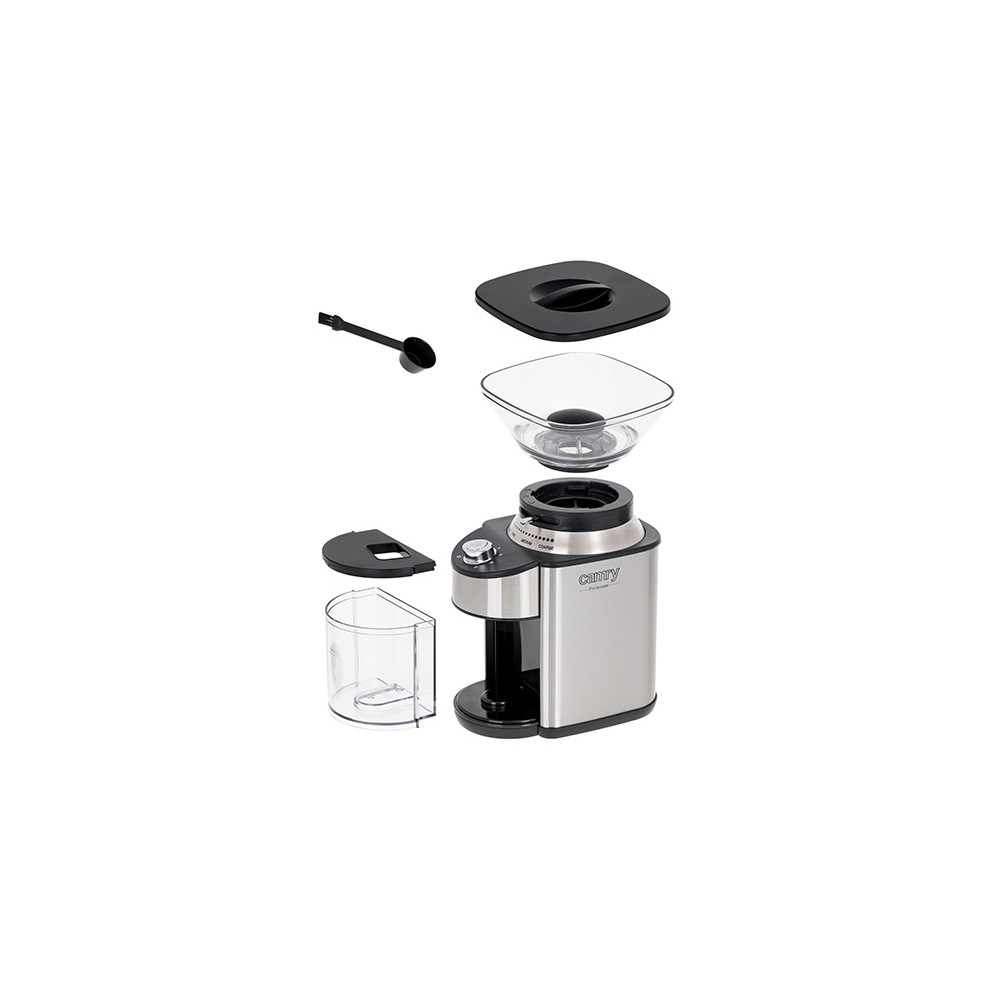 Produktbild för Camry Premium CR 4443 - kaffekvarn - silver/svart