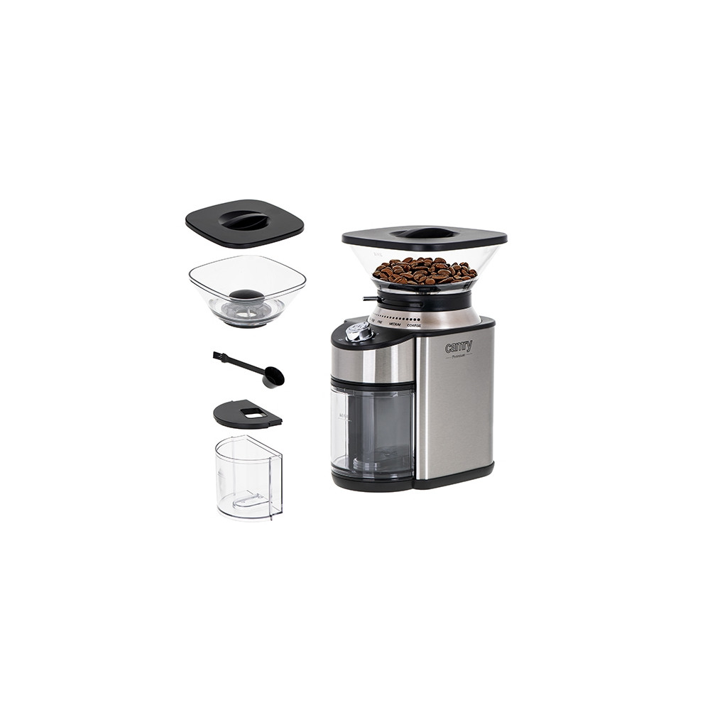 Produktbild för Camry Premium CR 4443 - kaffekvarn - silver/svart