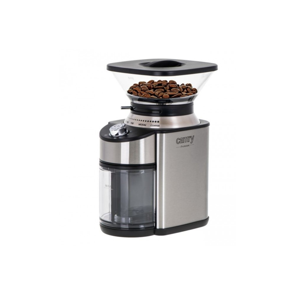 Produktbild för Camry Premium CR 4443 - kaffekvarn - silver/svart