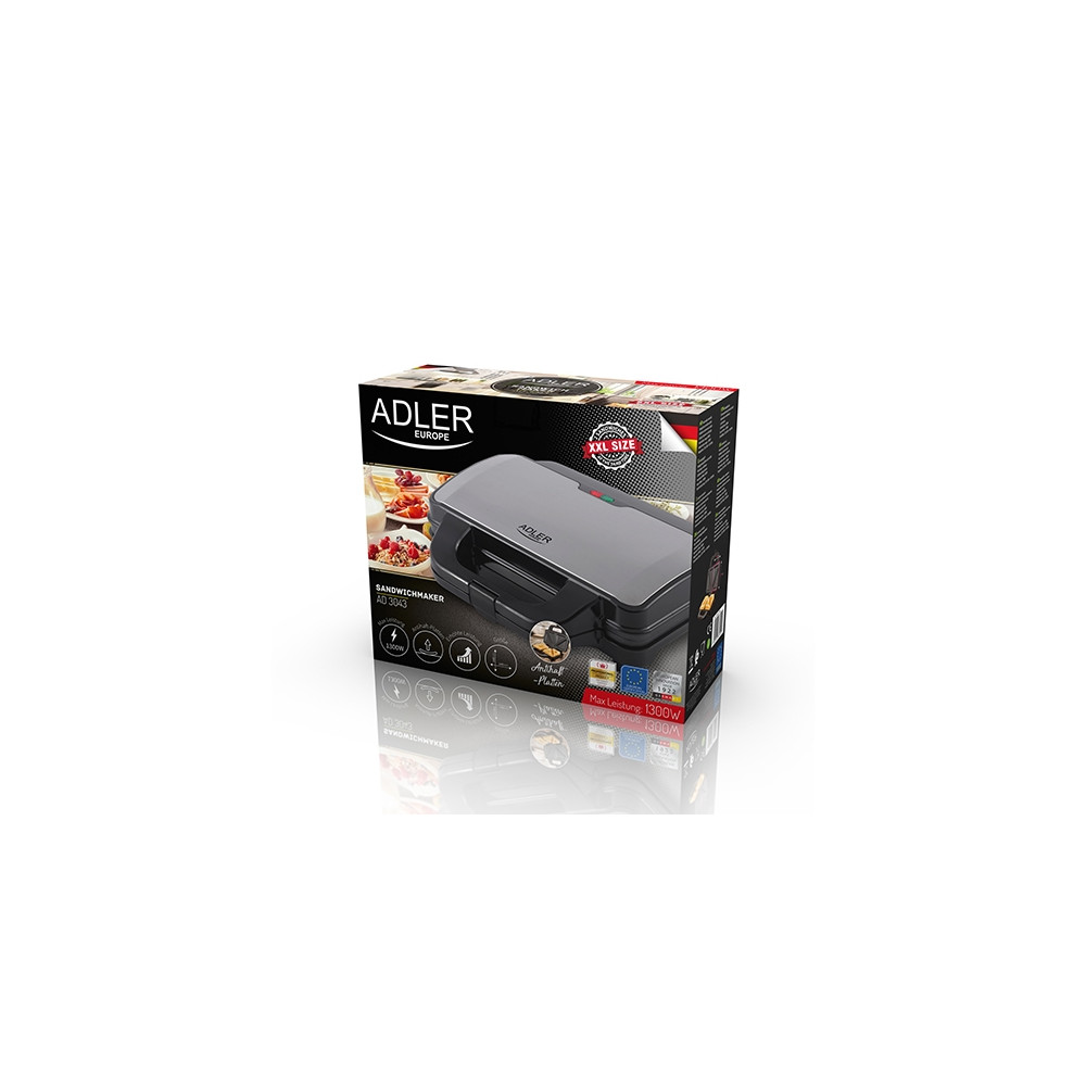 Produktbild för Adler AD 3043 - smörgåsgrill