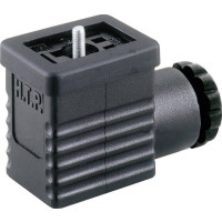 Produktbild för Hirschmann GM 209 NJ 932 977-100-1 ventilkontakt svart poler...