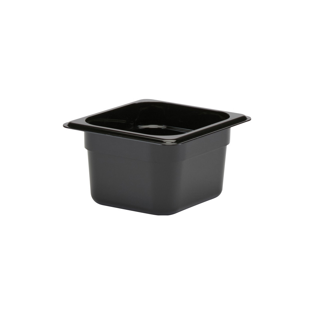 Produktbild för Kantin Cambro 1/6GN 1.5L 17.6x16.2x10cm Polykarbonat Sort,1...