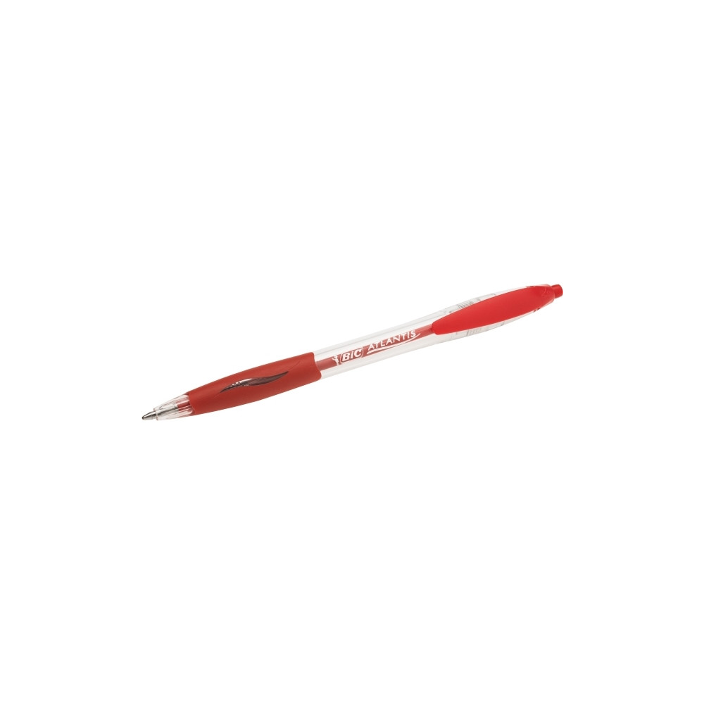 Produktbild för Kulspetspenna BIC Atlantis, medium, röd