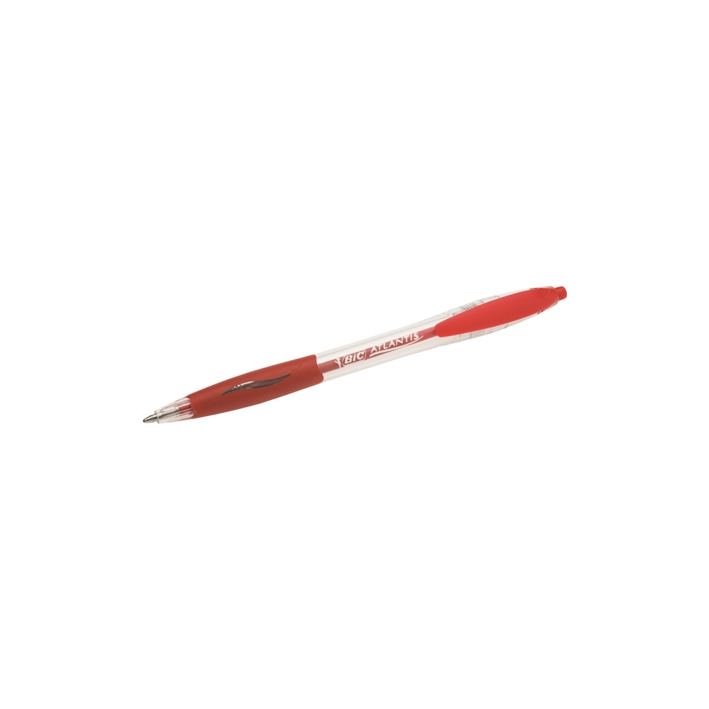 Produktbild för Kulspetspenna BIC Atlantis, medium, röd