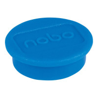 Produktbild för Nobo magnet - 1,3 cm diameter - blå (paket om 10)