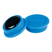 Produktbild för Nobo magnet - 1,3 cm diameter - blå (paket om 10)