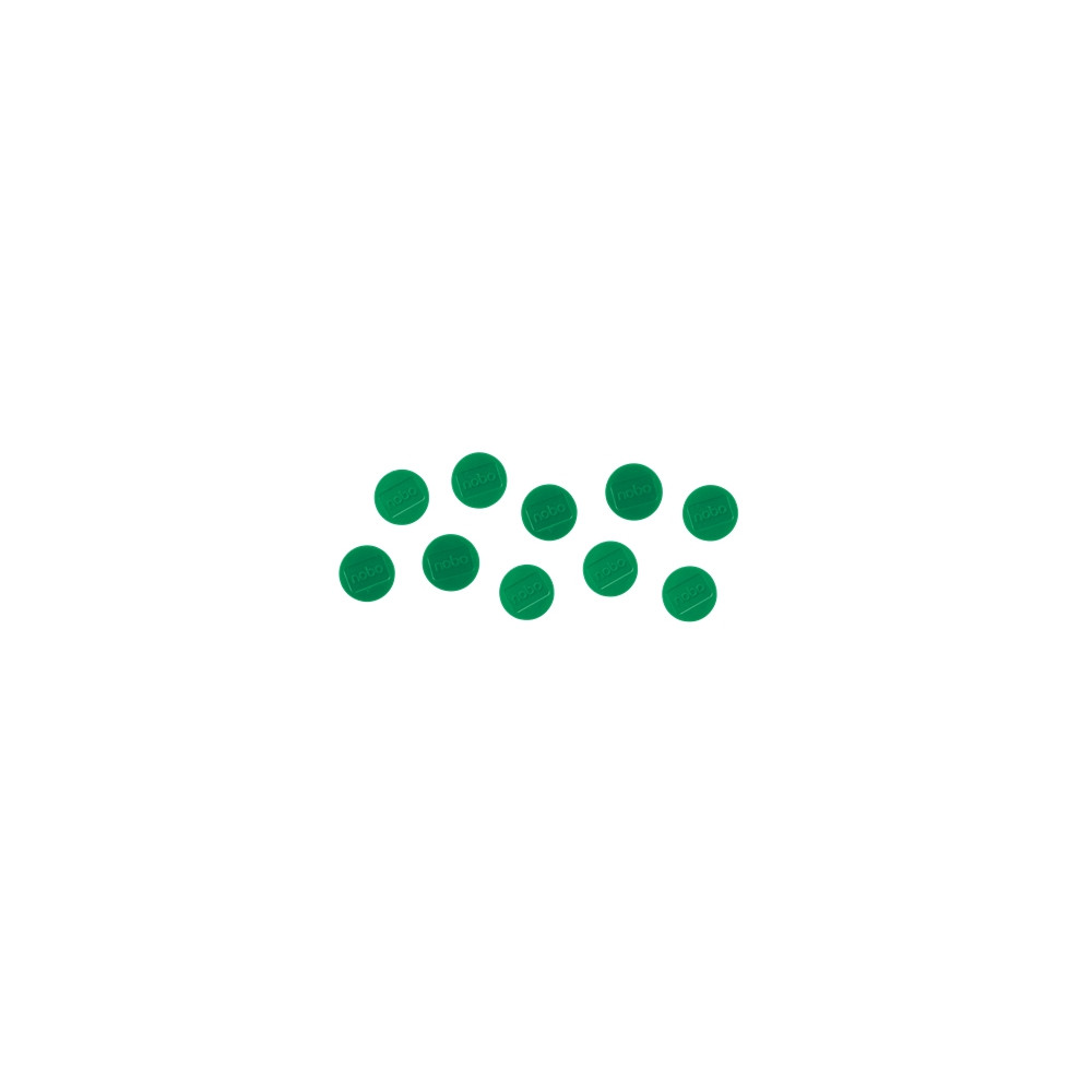 Produktbild för Nobo Magnetiska Whiteboardmagneter 10-Pack 38 mm Färgade Mag...