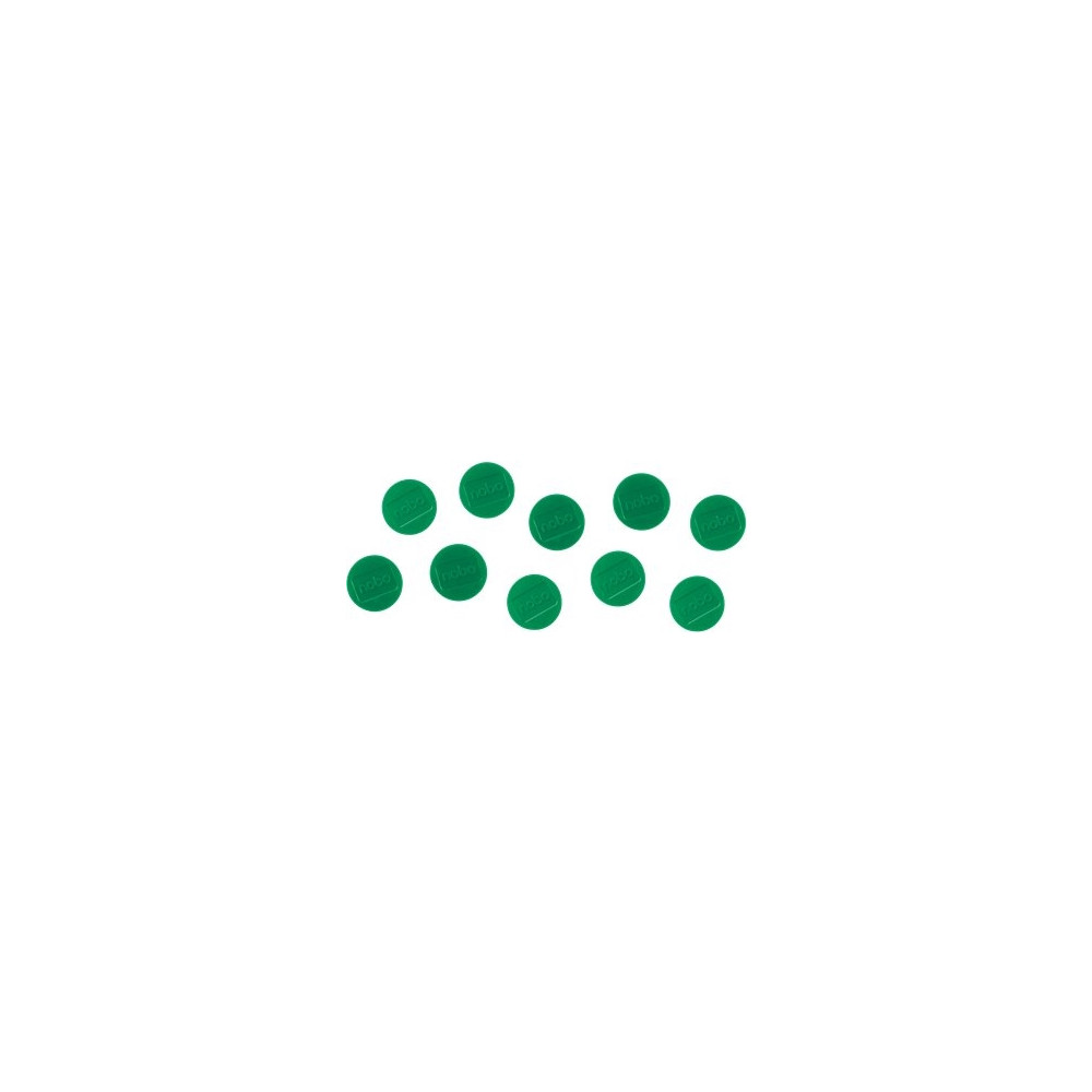 Produktbild för Nobo Magnetiska Whiteboardmagneter 10-Pack 38 mm Färgade Mag...