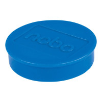 Produktbild för Nobo magnet - 3,8 cm diameter - blå (paket om 10)