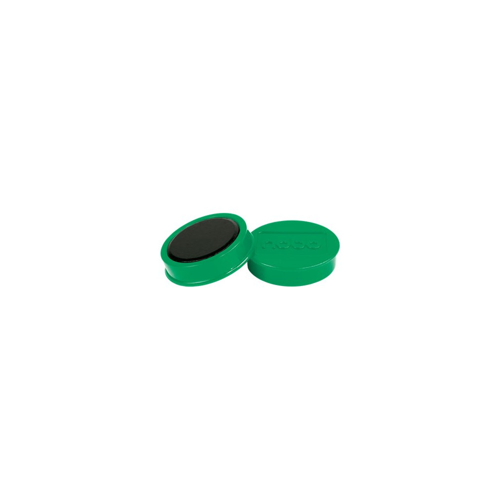 Produktbild för Nobo magnet - 3,8 cm diameter - grön (paket om 10)
