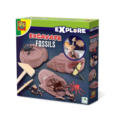 SES Creative SES Creative Explore Excavate fossils, Fossil, 4 År, Multifä...
