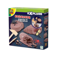 Produktbild för SES Creative Explore Excavate fossils, Fossil, 4 År, Multifä...