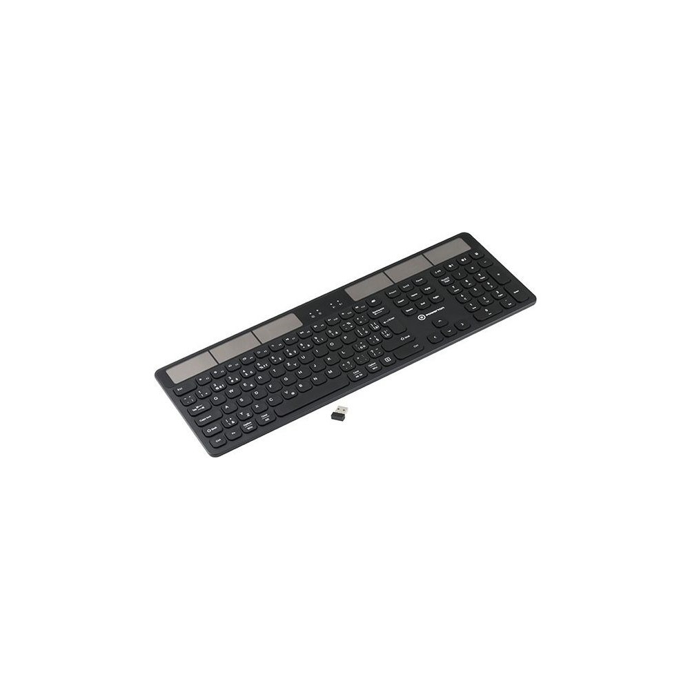 Produktbild för Powerton Powerton SolarSlim Keyboard, US Solar Powered Keybo...
