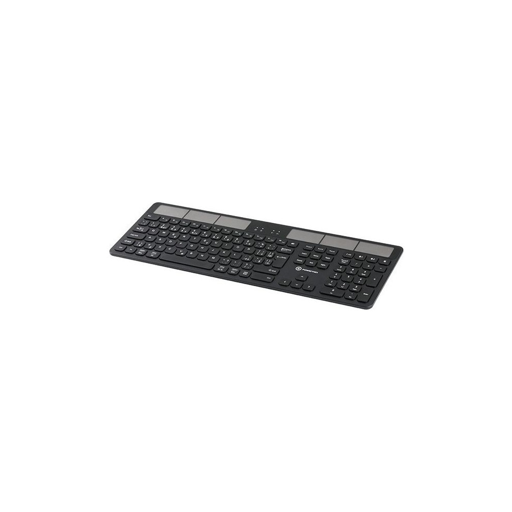 Produktbild för Powerton Powerton SolarSlim Keyboard, US Solar Powered Keybo...