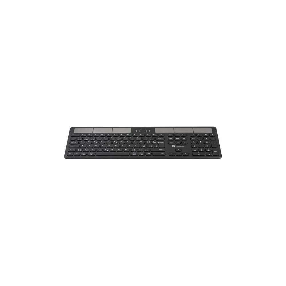 Produktbild för Powerton Powerton SolarSlim Keyboard, US Solar Powered Keybo...