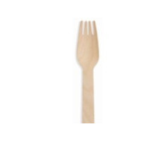 Produktbild för Huhtamaki Träbestick Gafflar 16 cm