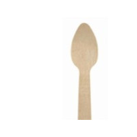 Produktbild för Huhtamaki Träbestick Teskedar 11 cm
