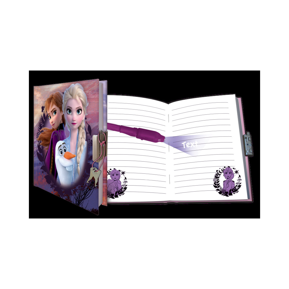 Produktbild för LEGO Disney Frozen Diary gift set with 80 sheets and magic p...