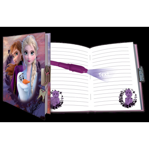 Euromic LEGO Disney Frozen Diary gift set with 80 sheets and magic p...