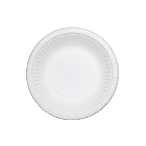 Catersource Paptallerken Catersource Ø19cm dyb 400 ml clay-coated Hvid,5...