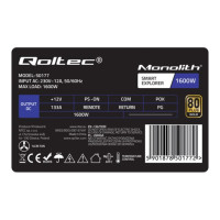 Produktbild för Qoltec - nätaggregat - 1600 watt