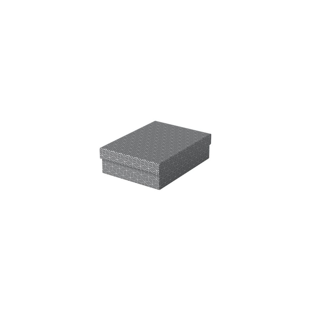 Produktbild för Esselte - presentkartong - medelstor - 36 cm x 26.5 cm x 10 cm - grå - paket med 3