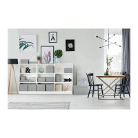 Produktbild för Esselte - presentkartong - medelstor - 36 cm x 26.5 cm x 10 cm - grå - paket med 3