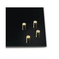 Produktbild för Super Stærke Magneter' cylinder guld Ø 1 x 1 cm