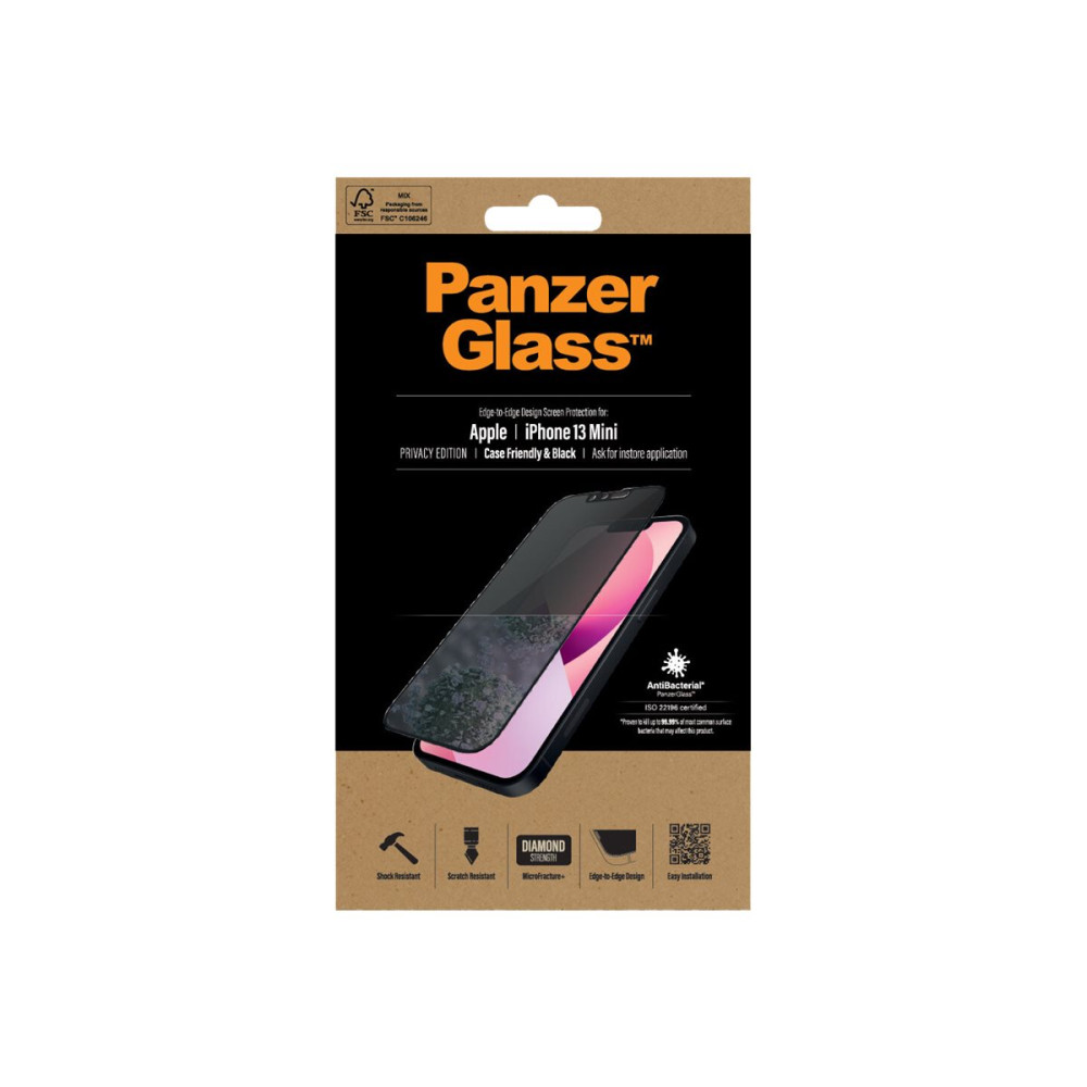 Produktbild för PanzerGlass - skärmskydd för mobiltelefon