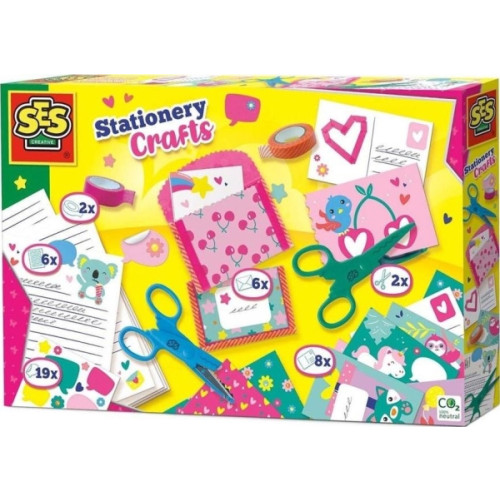 SES Creative SES Creative Stationery crafts, Pysselset för barn, 5 År, Mu...