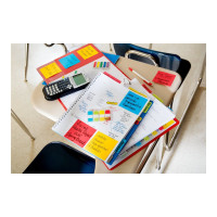 Produktbild för Post-it Super Sticky 655-6SS-PLAY - anteckningar - 127 x 76 mm - 540 ark (6 x 90)