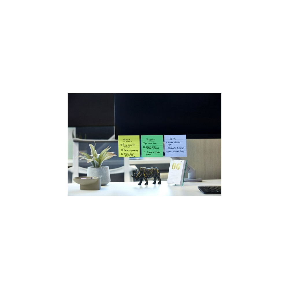 Produktbild för Post-It Super Sticky Notes Oasis, 101 x 101 mm, pakke a 6 st...