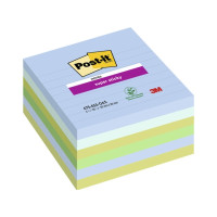 Produktbild för Post-It Super Sticky Notes Oasis, 101 x 101 mm, pakke a 6 st...