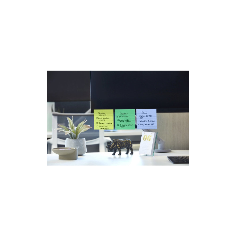 Produktbild för Post-It Super Sticky Notes Oasis, 101 x 101 mm, pakke a 6 st...