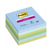 Produktbild för Post-It Super Sticky Notes Oasis, 101 x 101 mm, pakke a 6 st...