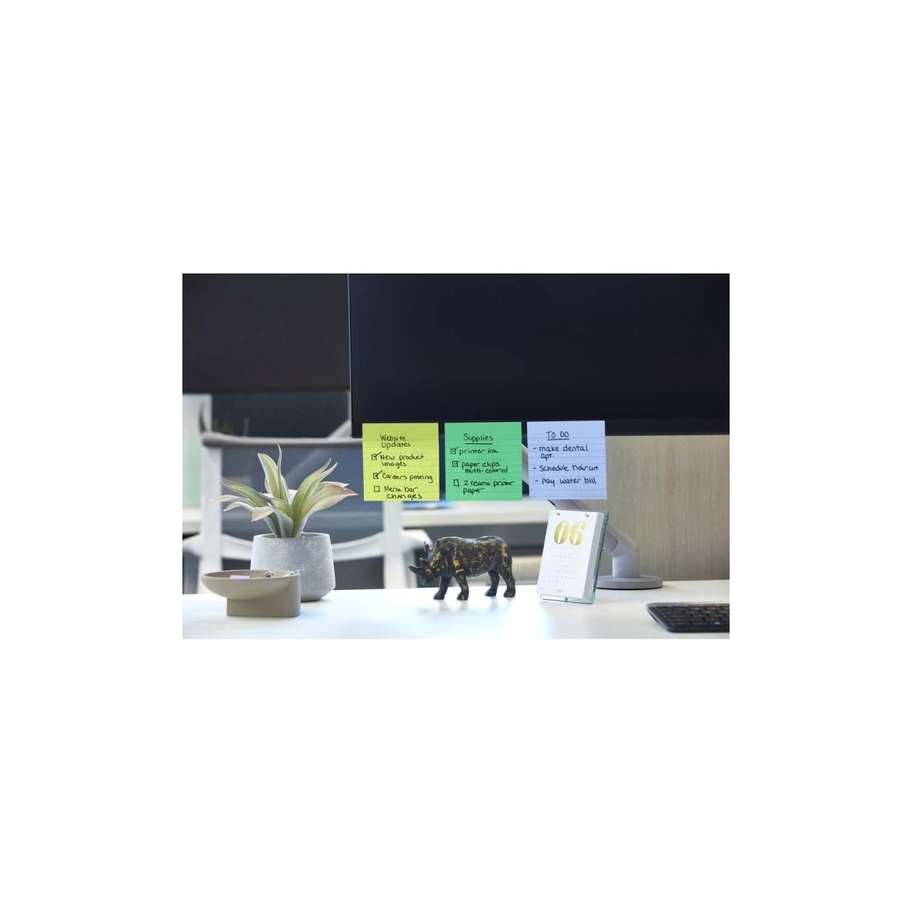 Produktbild för Post-It Super Sticky Notes Oasis, 101 x 101 mm, pakke a 6 st...