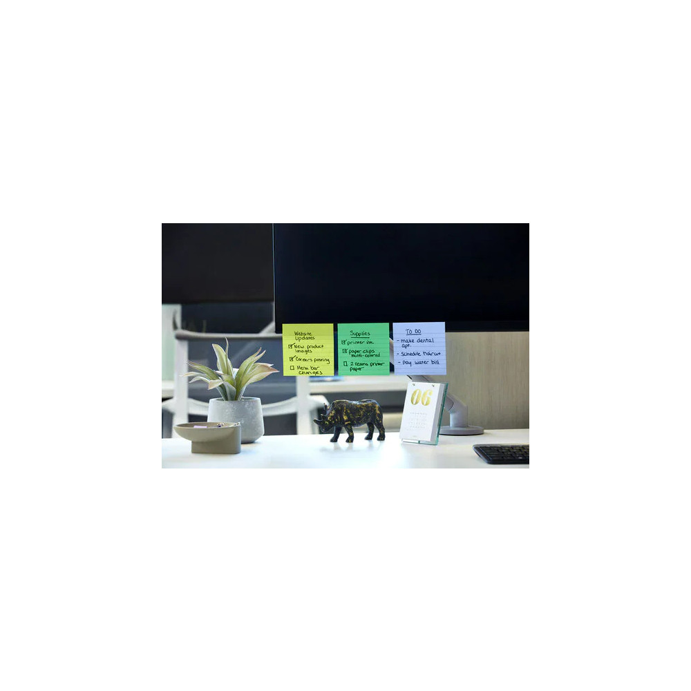 Produktbild för Post-It Super Sticky Notes Oasis, 101 x 101 mm, pakke a 6 st...