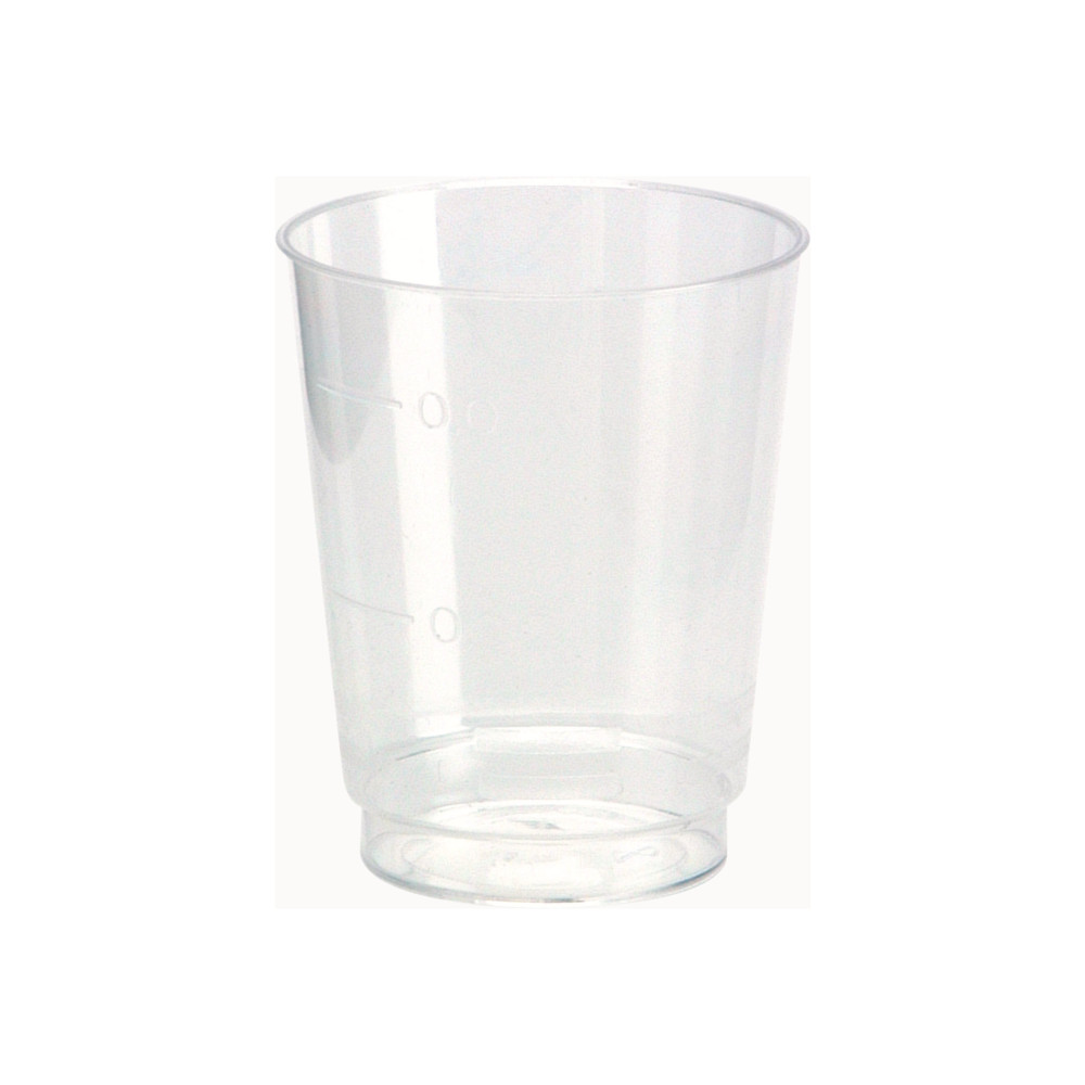 Produktbild för Duni - glas - Unicolor - transparent - 4 cl - engångsvara (paket om 50)