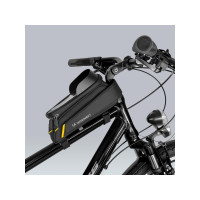 Produktbild för Wozinsky ramväska för cykel med telefonväska 1l svart (WBB25...