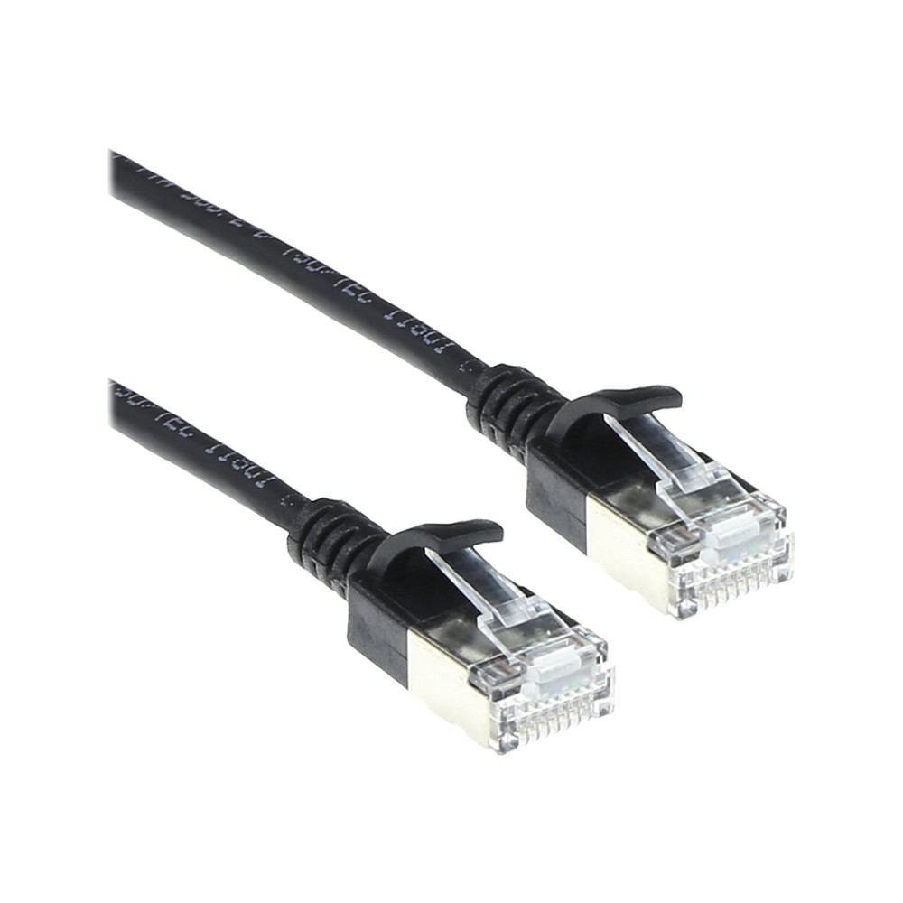 Produktbild för ACT patch-kabel - 2 m - svart, RAL 9011