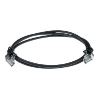 Produktbild för ACT patch-kabel - 2 m - svart, RAL 9011