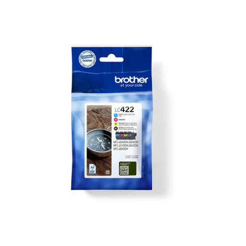 Brother Brother LC422 Multipack - 4-pack - svart, cyan, magenta, gul - original - bläckpatron
